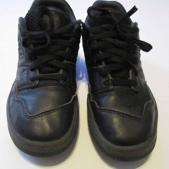 New Balance 550 All Black Sneakers Youth 6 – Retro Sport & Streetwear C - Picture 1 of 15